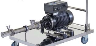 Mobile powerful container eccentric screw pump Lutz